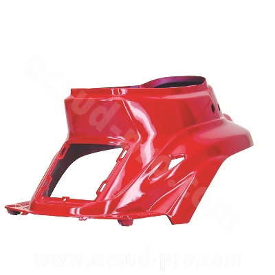 Capot moteur rouge scuderia adaptable pour scooter MBK 50 Booster 1999-2003 / Yamaha 50 BWS 1999-2003