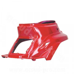 Capot moteur rouge scuderia adaptable pour scooter MBK 50 Booster 1999-2003 / Yamaha 50 BWS 1999-2003