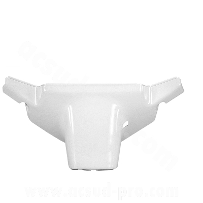 Bas de guidon adaptable blanc 50 MBK Booster 1999-2003 / 50 Yamaha BWS 1999-2003