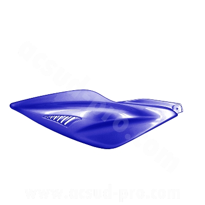 Capot arrière droit adaptable bleu métal pour scooter MBK Nitro / Yamaha Aerox