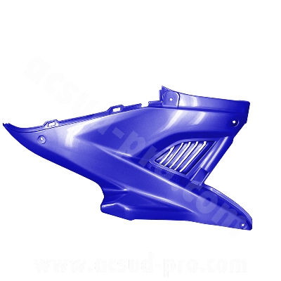 Capot moteur droit adaptable bleu métal MBK Nitro / Yamaha Aerox