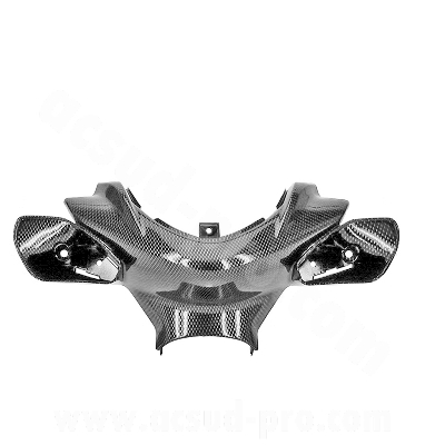Couvre guidon adaptable imitation carbone MBK Nitro / Yamaha Aerox