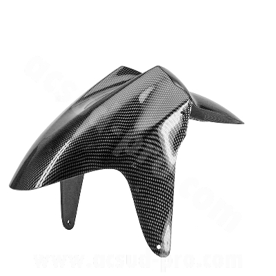 Garde boue avant adaptable imitation carbone pour 50 MBK Nitro 1997-2012 / 50 Yamaha Aerox 1997-2012