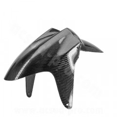 Garde boue avant adaptable imitation carbone pour 50 MBK Nitro 1997-2012 / 50 Yamaha Aerox 1997-2012