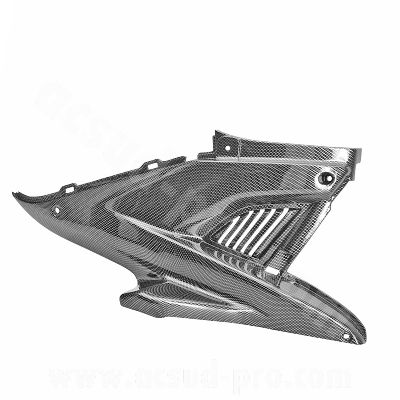 Capot moteur droit adaptable imitation carbone pour MBK Nitro/Yamaha Aerox