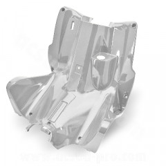 Protège jambes adaptable gris métal MBK 50 Nitro 1997-2012 / Yamaha 50 Aerox 1997-2012