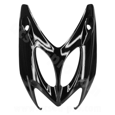 Tablier avant adaptable noir métal pour scooter MBK Nitro / Yamaha Aerox