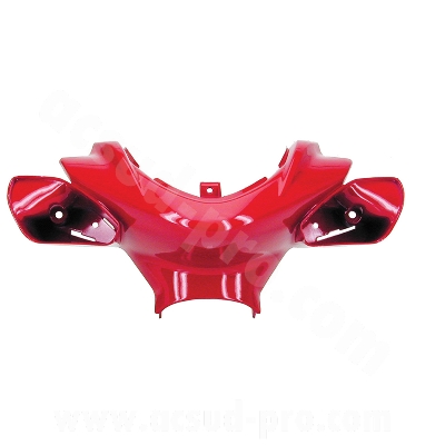 Couvre guidon adaptable rouge scuderia pour scooter MBK Nitro / Yamaha Aerox