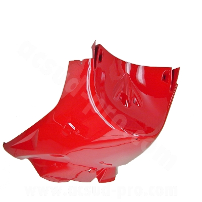 Dessous de tablier adaptable rouge pour scooter MBK Nitro / Yamaha Aerox