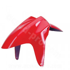 Garde boue avant adaptable rouge scuderia pour scooter MBK 50 Nitro 1997-2012 / Yamaha 50 Aerox 1997-2012