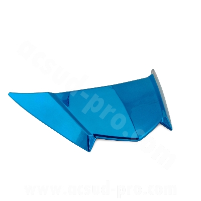 Aileron arrière adaptable bleu anodisé Peugeot Speedfight 2