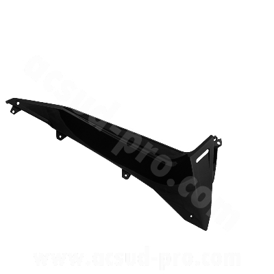 Dessous de tablier droit adaptable noir brillant 530cc Yamaha T-Max 2012-2016