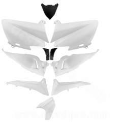 Kit carrosserie adaptable 10 pièces white competition Yamaha TMAX 530cc 2012-2014