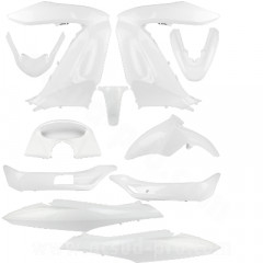 Kit carrosserie adaptable blanc 11 pièces pour Honda PCX 125cc 2009-2013
