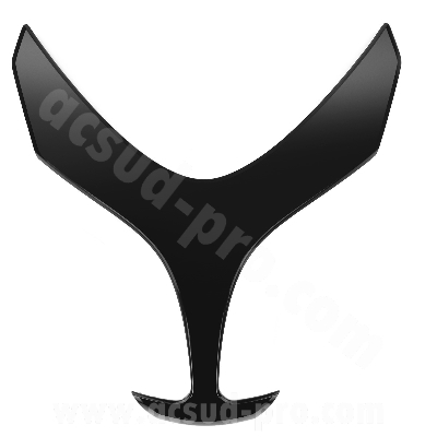 Tablier avant adaptable noir brillant 500cc 2008-2011 Yamaha TMAX