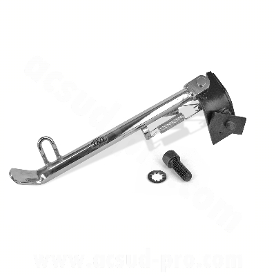 Béquille latérale adaptable chromée pour scooters Gilera Stalker, Piaggio NRG-MC2, Typhoon 1993-2020