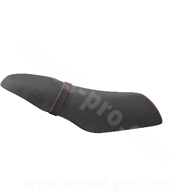 Couvre selle adaptable antidérapant noir couture rouge pour scooter Piaggio Zip 2T H2O