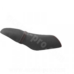 Couvre selle adaptable antidérapant noir couture rouge pour scooter Piaggio Zip 2T H2O