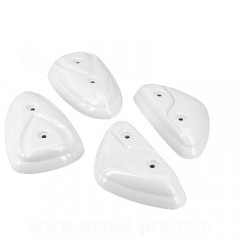 Jeu 4 protection carrosserie adaptable blanc pour MBK Stunt