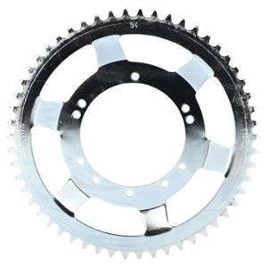 Couronne adaptable 54 dents 10 trous pour cyclomoteur MBK 40/50