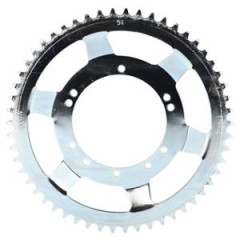 Couronne adaptable 54 dents 10 trous pour cyclomoteur MBK 40/50