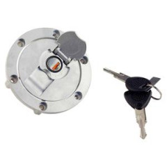 Bouchon essence adaptable antivol avec 2 clés pour moto 50 MBK XPower, Yamaha TZR après 2003, Derbi GPR 2004-2010, Aprilia RS 2006-2010