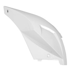 Coque arrière droite adaptable blanche brillante pour scooter Peugeot 50 Ludix