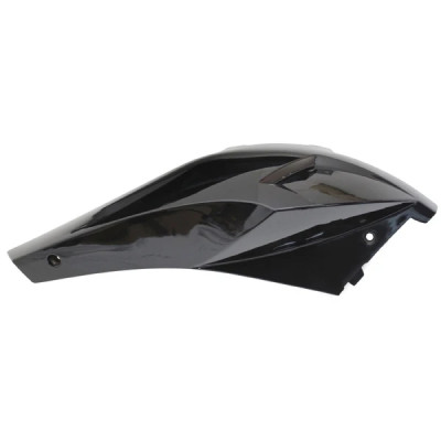 Coque arrière droite adaptable noir brillant pour scooter Peugeot 50 Ludix