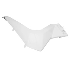 Bas de caisse droit adaptable blanc brillant pour maxi scooter 125cc Yamaha Xmax 2006-2009 / MBK Skycruiser 2006-2009
