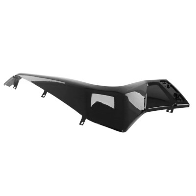 Bas de caisse droit noir brillant adaptable pour maxi scooter 125cc Yamaha Xmax 2006-2009 / MBK Skycruiser 2006-2009