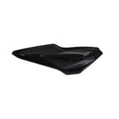 Coque arrière gauche adaptable noir brillant pour scooter MBK Nitro / Yamaha Aerox 2013>