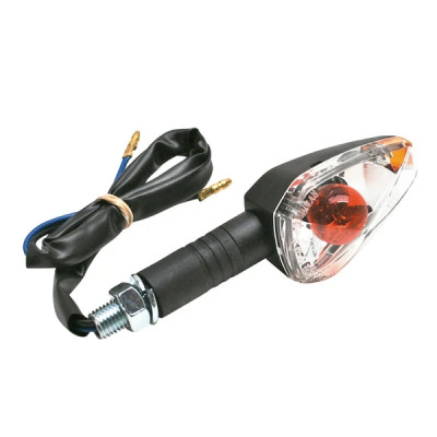 Clignotant Adaptable Transparent-Noir Arrière Gauche PEUGEOT 50 XR7 2008+ (Homologué CE)