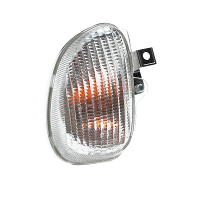 Clignotant arrière gauche adaptable transparent (homologué CE) (5RN-H3330-00) pour scooter MBK 50 Ovetto 2003-2007 / Yamaha 50 Neos 2003-2007