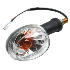 Clignotant arrière gauche adaptable transparent (homologué CE) - Réf. 81500-B20T0-01 pour scooter Keeway Hurricane, Focus