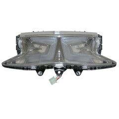 Feu arrière adaptable à led avec clignotants transparent homologué CE pour maxi scooter 125cc Honda PCX 2014-2016