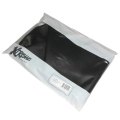 Housse de selle adaptable noire pour scooter Piaggio 50 Liberty 2003+