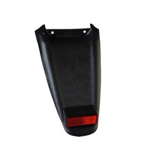 Bavette de garde boue arrière adaptable noir MBK Stunt / Yamaha Slider après 2000