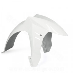 Garde boue avant adaptable blanc brillant Peugeot Ludix 14 pouces