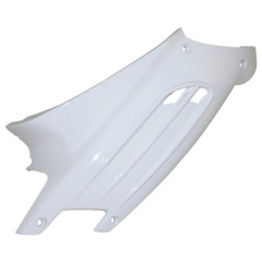 Carenage moteur gauche adaptable blanc brillant Peugeot 50 Speedfight 2