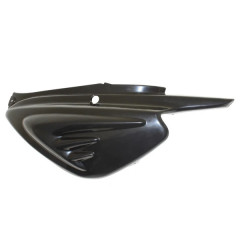 Coque arrière gauche noir brillant adaptable pour scooter MBK 50 Booster NG, Rocket / Yamaha 50 BWS Bump, Spy