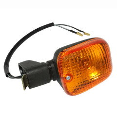 Clignotant adaptable orange-noir homologué CE arrière droit / arrière gauche pour 50 à boite Aprilia RS 1993>1998 / 125cc Aprilia Leonardo 1996>2004