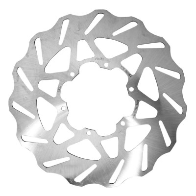 Disque de frein avant Polini 260mm, 90.2mm, 6 trous pour Derbi 50 Senda DRD Xtreme 2011-2017, Senda DRD Pro 2003-2014, Senda SM DRD 2003 et Gilera 50 RCR 2011