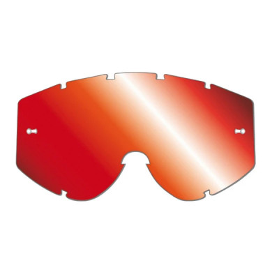 Écran ProGrip rouge multicouches miroir - anti-buée, anti-rayures, anti UV - Réf. 3248