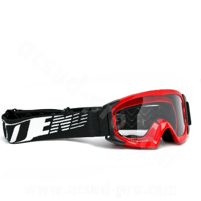 Lunette/masque cross moto NoEnd 3.6 Kid Series rouge