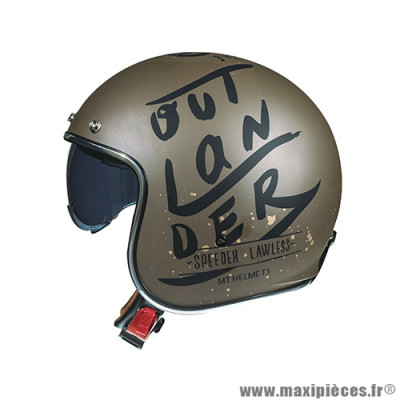 Casque jet MT Helmets Le Mans 2 SV Outlander M (T57-58) marron mat