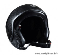 Casque jet Trendy noir pailleté verni taille L (T59-60)