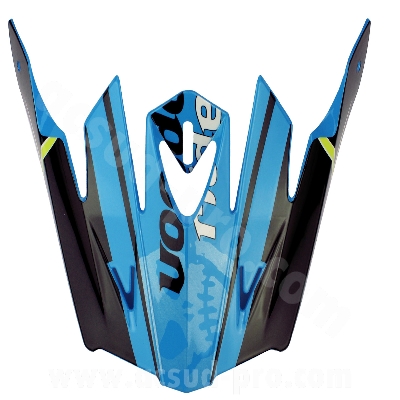 Visière Voodoo Pro Replica SC15 couleur bleu pour casque moto cross