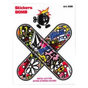 Autocollant adaptable 10x12cm bombing pansement