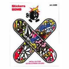 Autocollant adaptable 10x12cm bombing pansement