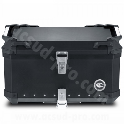 Top Case 60L Coocase Aluminium Series Noir (Livre avec platine)